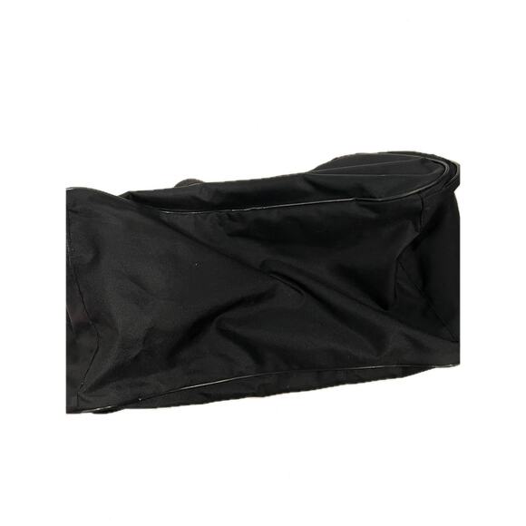 Adidas Defender Medium 20"x12"x10" Black White Duffel Bag - Picture 4 of 6